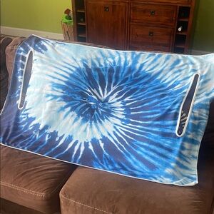 Blue Tie-Dye golf cart seat cover